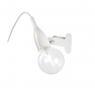 Настільна лампа на прищіпці Ideal Lux Picchio 098944 Мінімалізм, білий