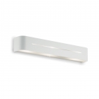 Настенный светильник Ideal Lux Posta 051970 минимализм, прозрачный, пескоструйное стекло, металл, белый