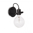 Настенный светильник Ideal Lux Radio 119502 черный, металл, минимализм