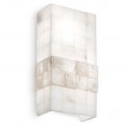 Настенный светильник Ideal Lux Stones 015125 современный, белый, алебастр
