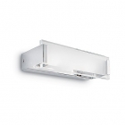 Настенный светильник Ideal Lux Tek 052144 хай-тек, прозрачный, матовый, хром, пескоструйное стекло