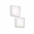 Настінний світильник Ideal Lux Union 142197 модерн, прозорий, білий, скло