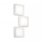 Настінний світильник Ideal Lux Union 142203 модерн, прозорий, білий, скло