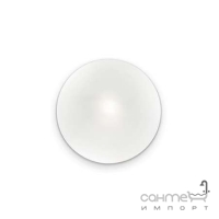 Настенный светильник Ideal Lux Smarties 014814 современный, белый, окисленное стекло, хром