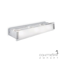 Настенный светильник Ideal Lux Tek 052151 хай-тек, прозрачный, матовый, хром, пескоструйное стекло