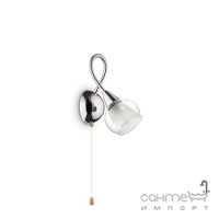Настенный светильник Ideal Lux Tender 004235 хай-тек, прозрачный, матовый, хром, стекло