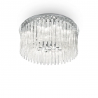 Люстра потолочная Ideal Lux Elegant 019468 модерн, хром, прозрачный, металл, стекло, хрусталь