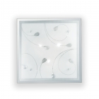 Світильник стельовий Ideal Lux Esil 080390 модерн, прозорий, хром, скло, кришталь