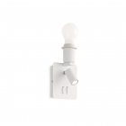 Настінний світильник із USB виходом Ideal Lux Gea 239521 хай-тек, білий, алюміній