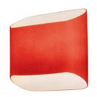 Настенный светильник Azzardo Pancake AZ0136 красное стекло