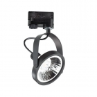 Трековый светильник Ideal Lux Glim 229683 хай-тек, черный, металл