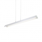 Люстра подвесная Ideal Lux Lea 239132 хай-тек, опаловый, белый, пластик, металл