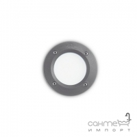 Светильник точечный встраиваемый Ideal Lux Leti 096568 серый, смесь смол