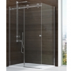 Прямокутна душова кабіна New Trendy Diora EXK-1303/EXK-1306 хром/прозоре скло