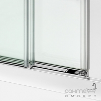 Душевая дверь в нишу New Trendy Alta III D-0252A профиль хром/прозрачное стекло