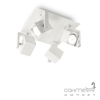 Светильник потолочный спот Ideal Lux Mouse 073583 хай-тек, белый матовый, металл