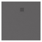 Квадратный душевой поддон из искусственного камня New Trendy Mori B-0395 серый