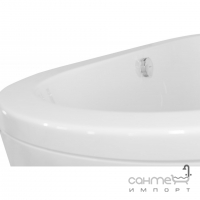 Окремостояча ванна з композиту з сифоном Besco Victoria 185x83 біла