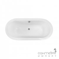 Отдельностоящая ванна из композита с сифоном Besco Victoria 160x75 белая
