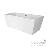 Окремостояча ванна з композиту з сифоном Besco Vera 170x75 біла