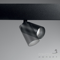 Трековый светильник Ideal Lux Oxy 224169 современный, черный, металл