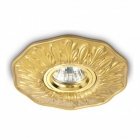 Светильник точечный встраиваемый Ideal Lux Polka 115610 золото, гипс, металл