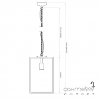 Підвісний світильник Astro Lighting Homefield Pendant 360 1095020 Нікель Полірований