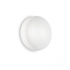 Настенный светильник Ideal Lux Save 093345 современный, белый, хром, окисленное стекло
