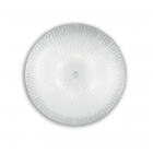 Світильник стельовий плафон Ideal Lux Shell 008622 модерн, білий, хром, метал