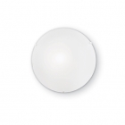 Светильник потолочный плафон Ideal Lux Simply 007977 модерн, матовый, белый, пескоструйное стекло