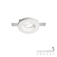 Светильник точечный встраиваемый Ideal Lux Samba 150307 белый, гипс, металл