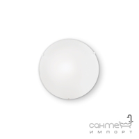 Светильник потолочный плафон Ideal Lux Simply 007960 модерн, матовый, белый, пескоструйное стекло