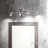 Светильник потолочный спот Ideal Lux Slem 018850 хай-тек, сатиновый никель, металл