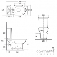 Напольный унитаз Rak Ceramics Washington WT11AWHA белая