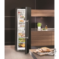 Однокамерный холодильник Liebherr KBbs 4370 черный металл