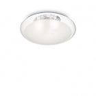 Светильник потолочный Ideal Lux Smarties 035512 современный, прозрачный, матовый, хром, окисленное стекло