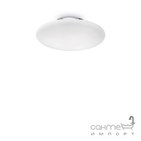 Світильник стельовий Ideal Lux Smarties 009223 сучасний, білий, хром, окислене скло