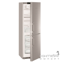 Двухкамерный холодильник с нижней морозилкой Liebherr CNef 4335 серебристый