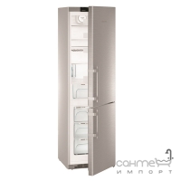 Двухкамерный холодильник с нижней морозилкой Liebherr CNef 4845 серебристый