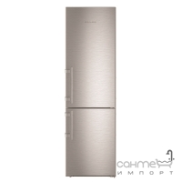 Двухкамерный холодильник с нижней морозилкой Liebherr CNef 4845 серебристый