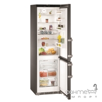 Двухкамерный холодильник с нижней морозилкой Liebherr CNbs 4835 черный металл