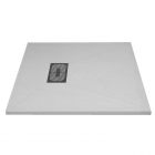 Квадратний душовий піддон з штучного каменю Weston W-8080 білий