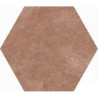 Шестиугольная плитка 32x37 Goldencer Hide Brown (коричневая)