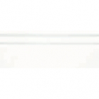 Настенная плитка, фриз 12x32 Cinca Bali Skirting White Matt (белая)