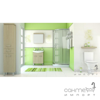 Плитка настінна Cersanit Andrea зелена 25х40
