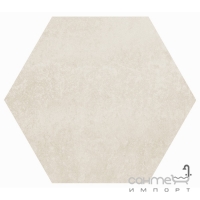 Шестиугольная плитка 32x37 Goldencer Concrex White (светло-бежевая)