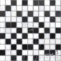 Мозаика 32x32 Cinca Bastille Mosaico 121 Branco-Preto (черная-белая)
