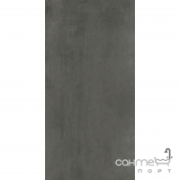 Керамогранит под бетон 59,8x119,8 Opoczno Grand Concrete Grava GRAPHITE Темно-Серый Матовый