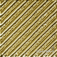 Вставка скло підлогова Діагональ 6,6х6,6 Grand Kerama Тако Золото Рифлена