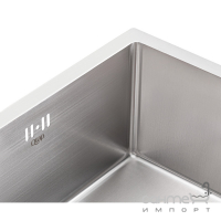 Кухонная мойка под столешницу Q-tap Satin QT D4645 2.7/1.0 mm нерж. сталь сатин